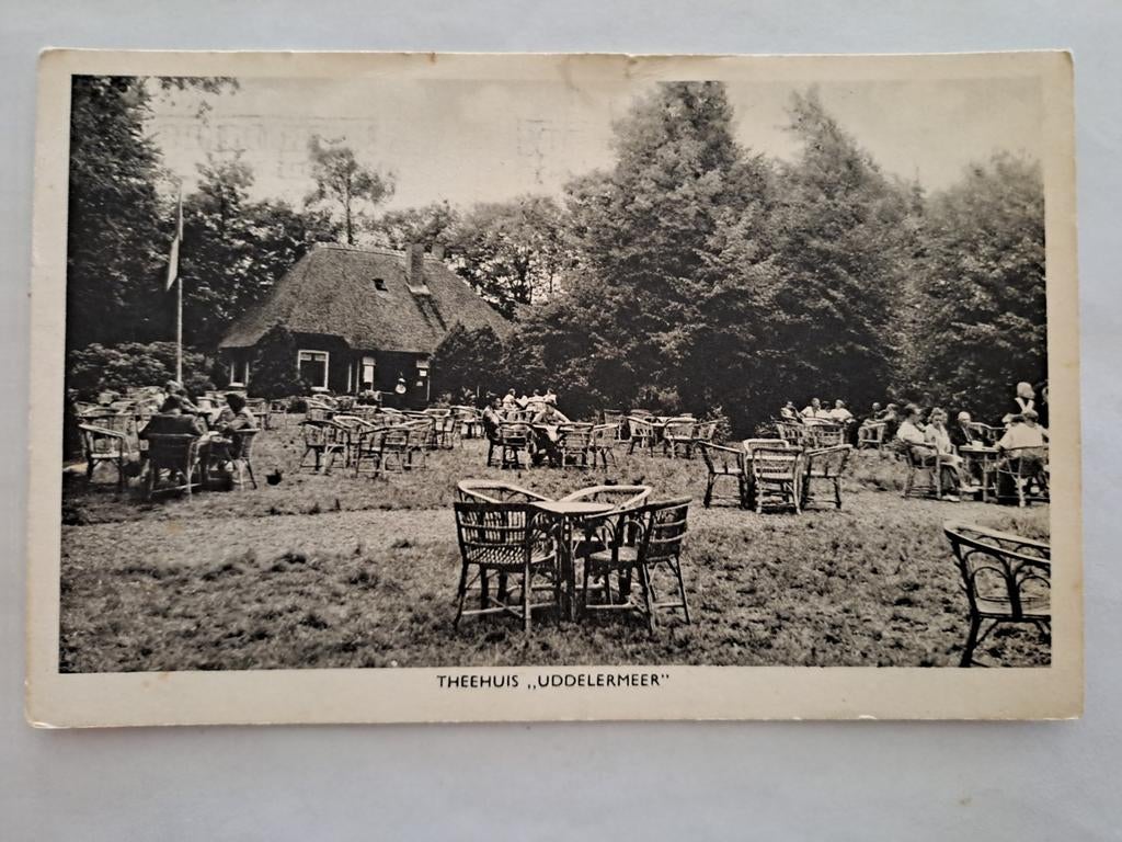 Uddel, Uddelermeer,  theehuis, Ophalen of Verzenden