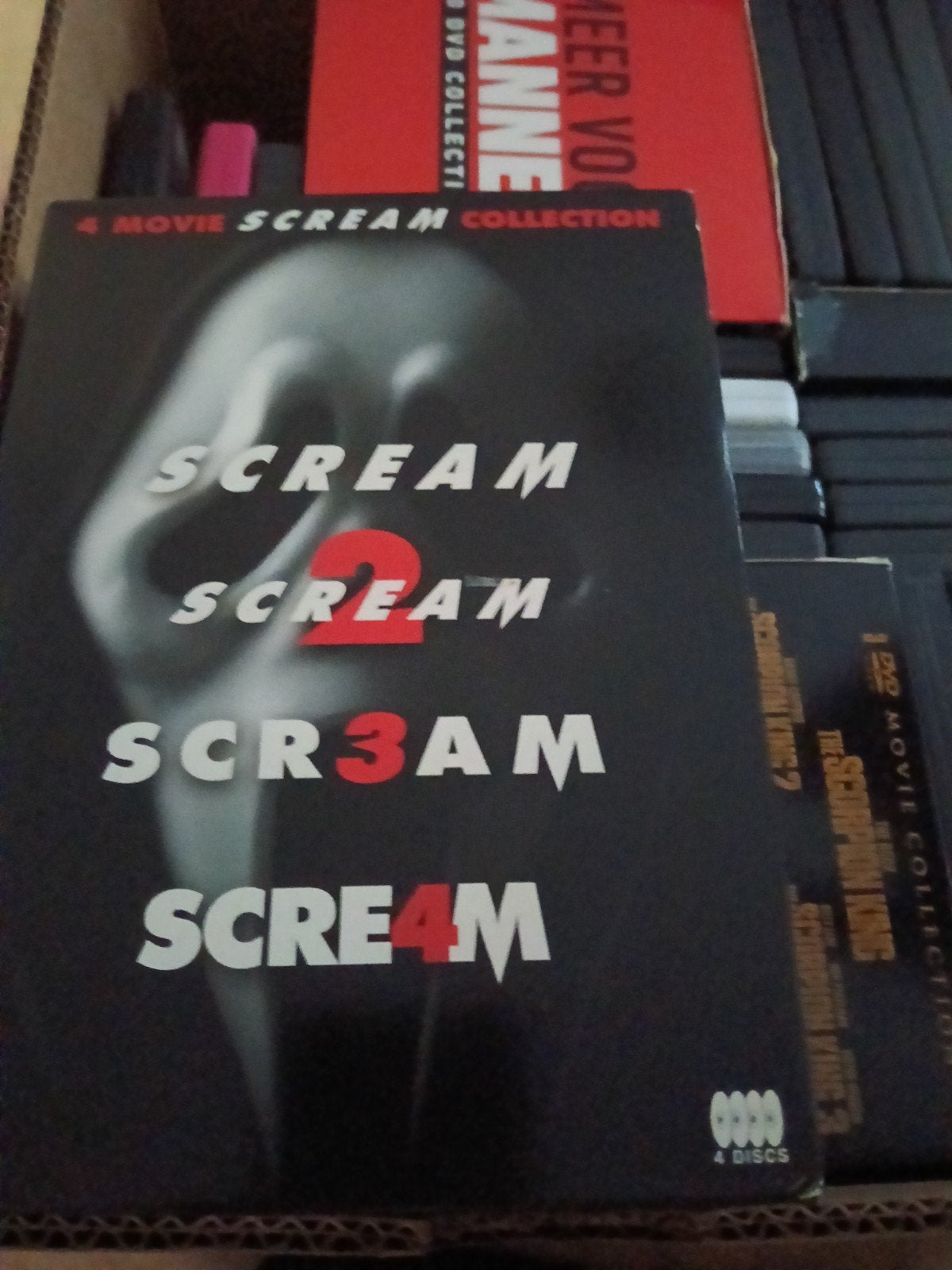 Scream 1-4 Filmcollectie (4 Discs), Horror, Gebruikt, Vanaf 16 jaar, Ophalen of Verzenden