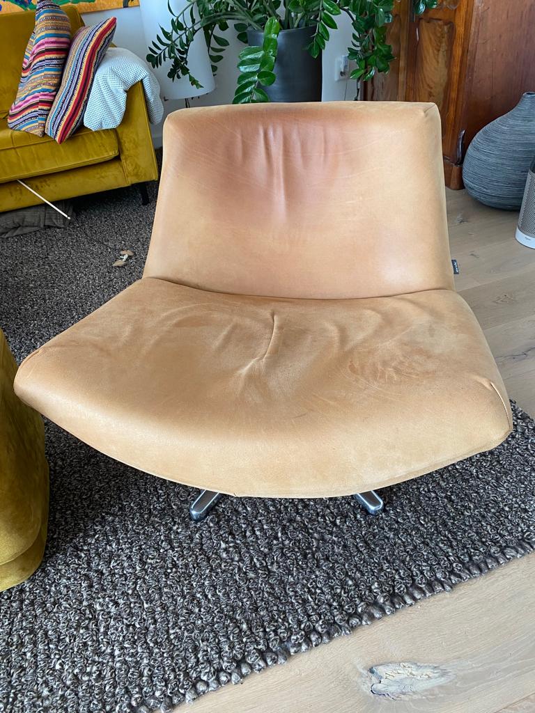 DYYK Fauteuils, Ophalen, Zo goed als nieuw, 50 tot 75 cm, Leer