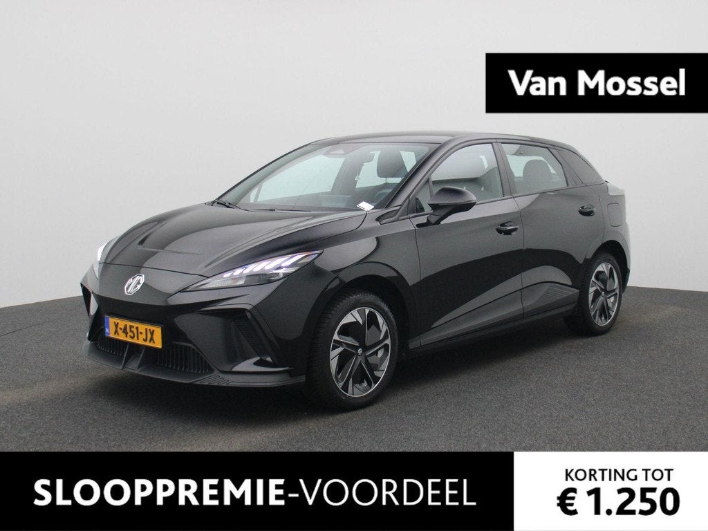 MG MG4 Electric Standard 51 kWh | Apple Carplay / Android Au, Auto's, MG, Automaat, 12 maanden, Zwart, Parkeersensor