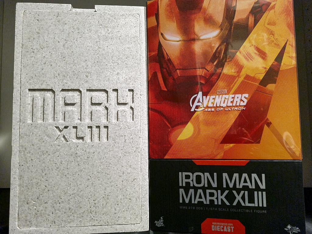 Hot Toys 1/6 - Iron Man mark 43 (1.0) DX - Diecast, Ophalen of Verzenden, Zo goed als nieuw