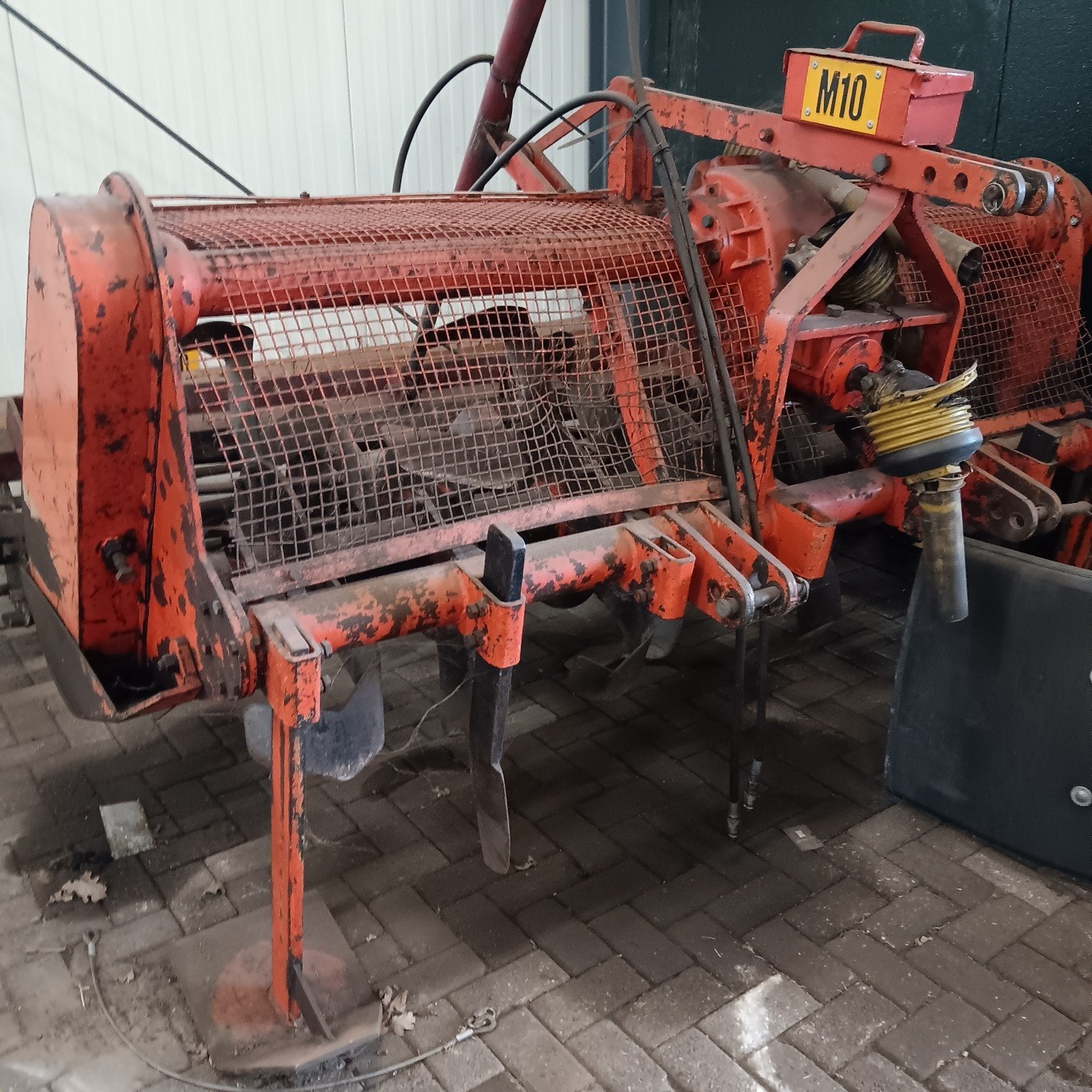 farmax spitmachine, Ophalen, Grondbewerking