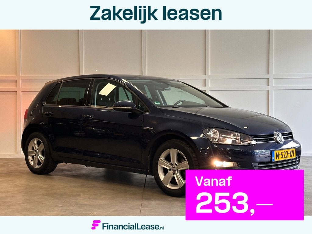 Volkswagen Golf Trendline / 2015 / 103.069KM / Airco / Cruis, Gebruikt, Euro 6, 4 cilinders, Blauw
