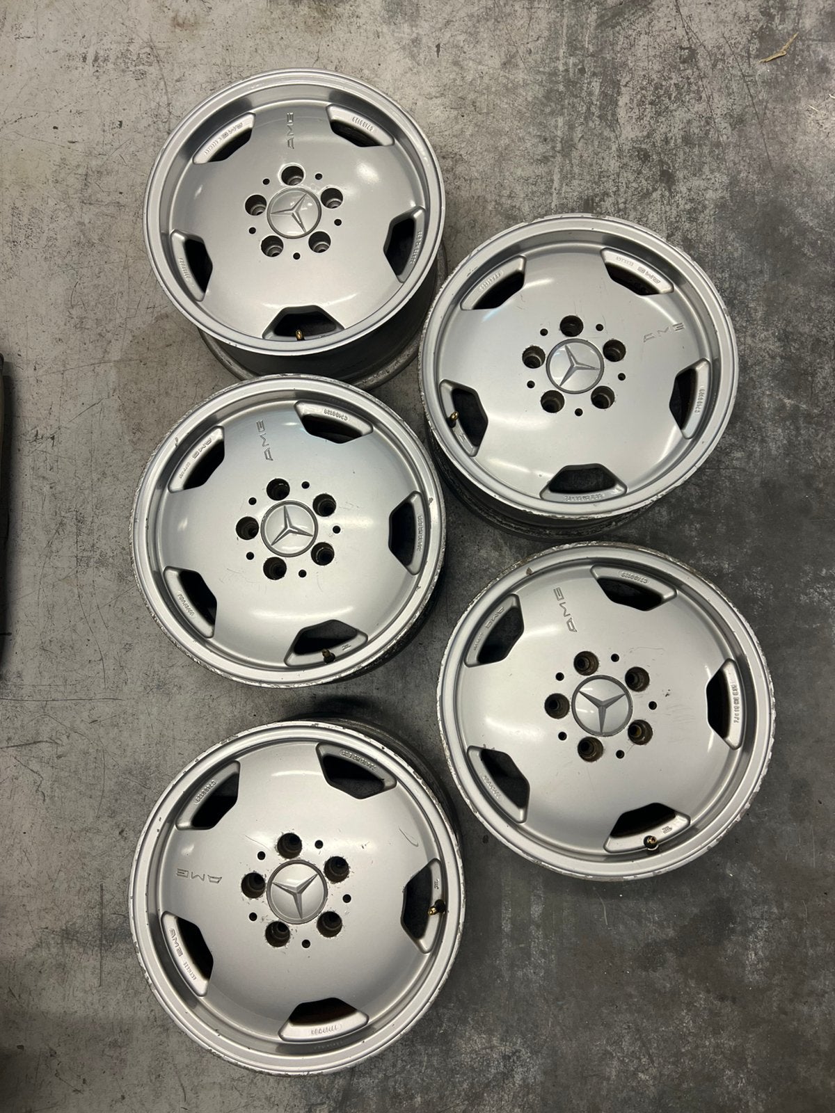 Originele AMG MONOBLOCK 15 Inch Velgen, Auto diversen, Ophalen, Gebruikt