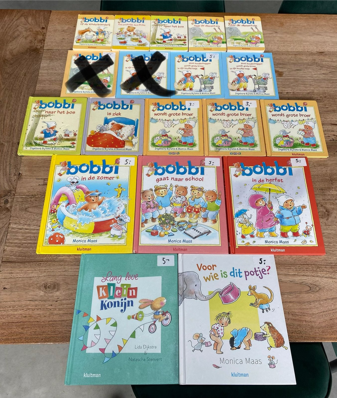 Zgan Bobbi boeken/boekjes 3in1/klein/groot, losse verkoop, Ophalen of Verzenden, Zo goed als nieuw