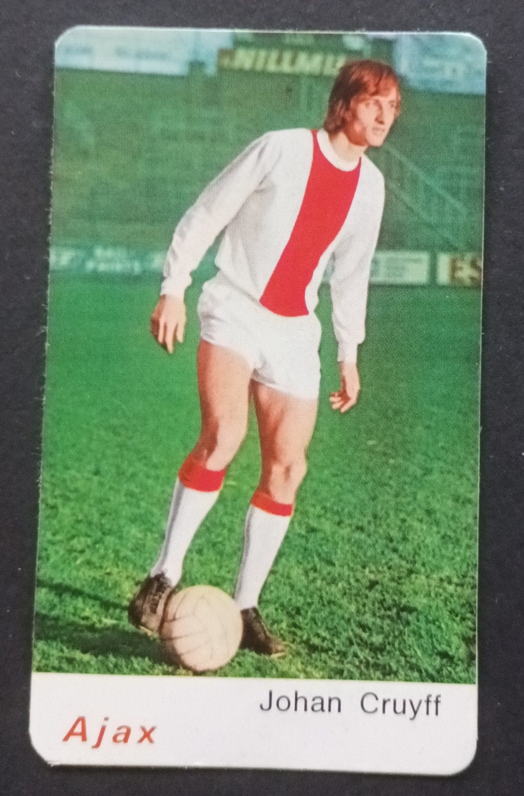 Zeldzaam oud Ajax kaartje Johan Cruyff in jonge jaren 1967??, Verzenden, Ajax