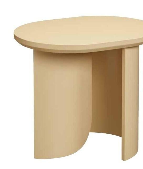 Bijzettafel Meine Mokka Kwantum, Huis en Inrichting, 45 tot 60 cm, Minder dan 55 cm, Rond, Nieuw