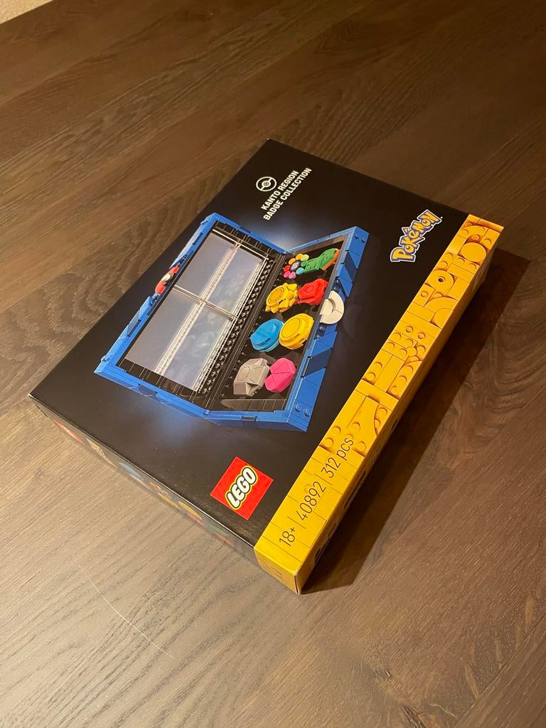 Lego Kanto Regio Badge Collectie 40892 - Pokémon, Ophalen, Overige thema's, Lego, Nieuw