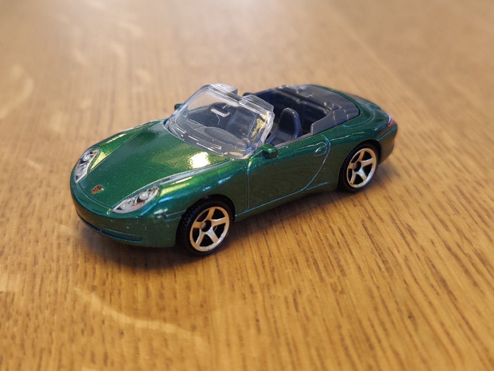 Matchbox Porsche 911 Cabriolet GROEN, Ophalen of Verzenden, Zo goed als nieuw, Auto