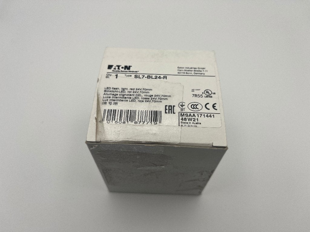 Eaton 171441 Signaalzuilelement SL7-BL24-R Nieuw OVP, Nieuw, Eaton BV Europalaan 210, 7559 SC Hengelo info@eaton.nl, Eaton BV Europalaan 210, 7559 SC Hengelo info@eaton.nl