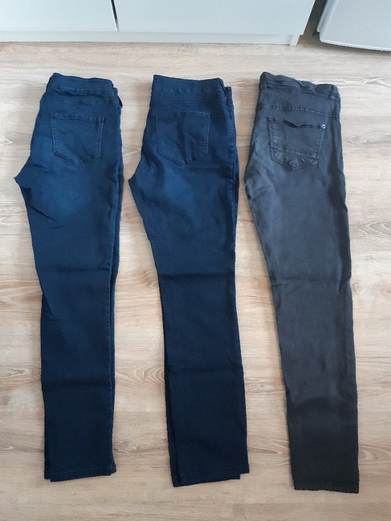 Zwangerschaps broeken, Kleding | Dames, Maat 38/40 (M), Blauw, Ophalen of Verzenden, Gedragen