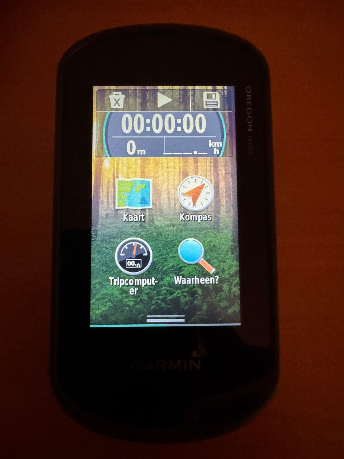 Garmin oregon 600, Ophalen, Zo goed als nieuw