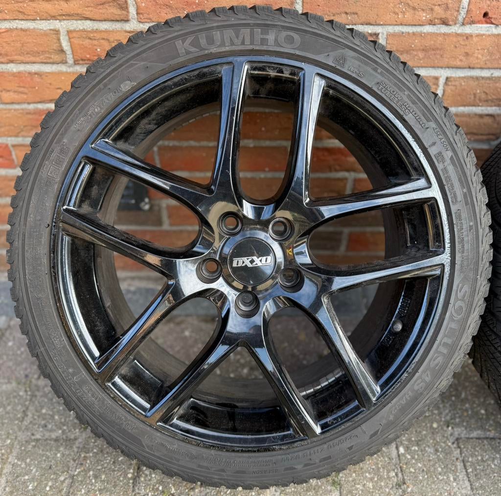 ✅ 18” VW Golf / Audi A3 Velgen + Banden 5x112 225/40 R18, 18 inch, Gebruikt, Banden en Velgen, Ophalen of Verzenden