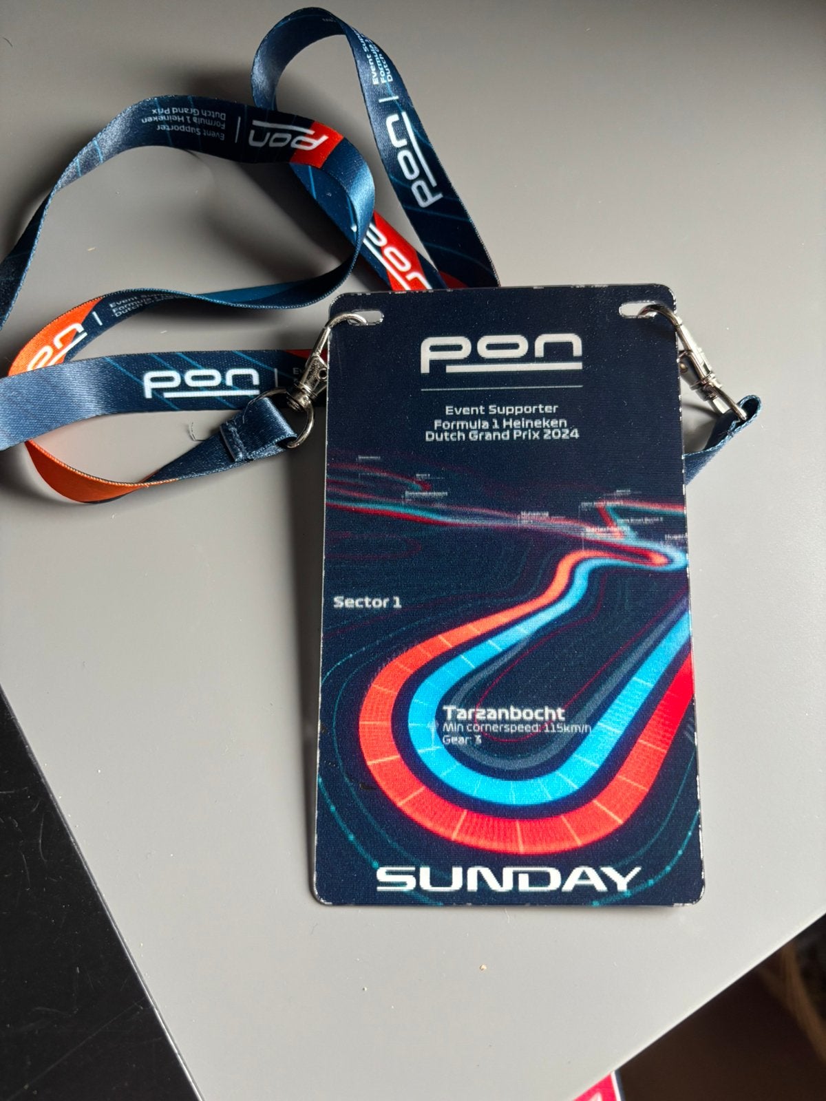 Pon kaart Gp Zandvoort 2024, Ophalen of Verzenden, Zo goed als nieuw, Formule 1