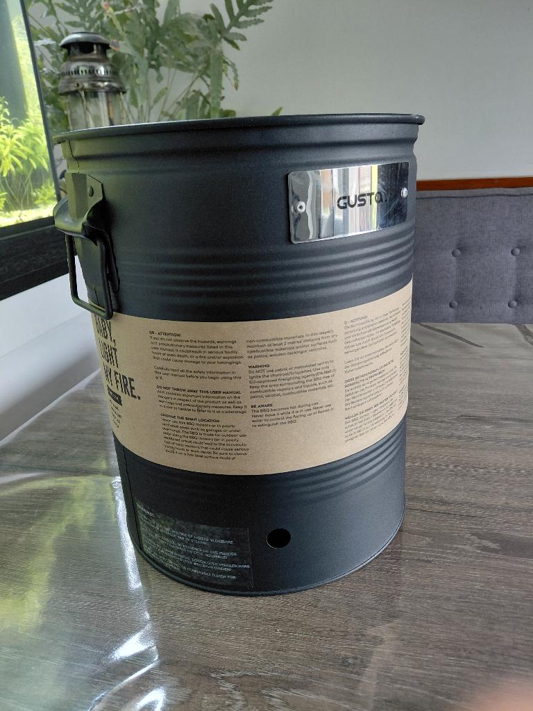 Bbq barbecue ton gusto vat 26 cm nieuw, Tuin en Terras, Ophalen of Verzenden, Nieuw, Gusta