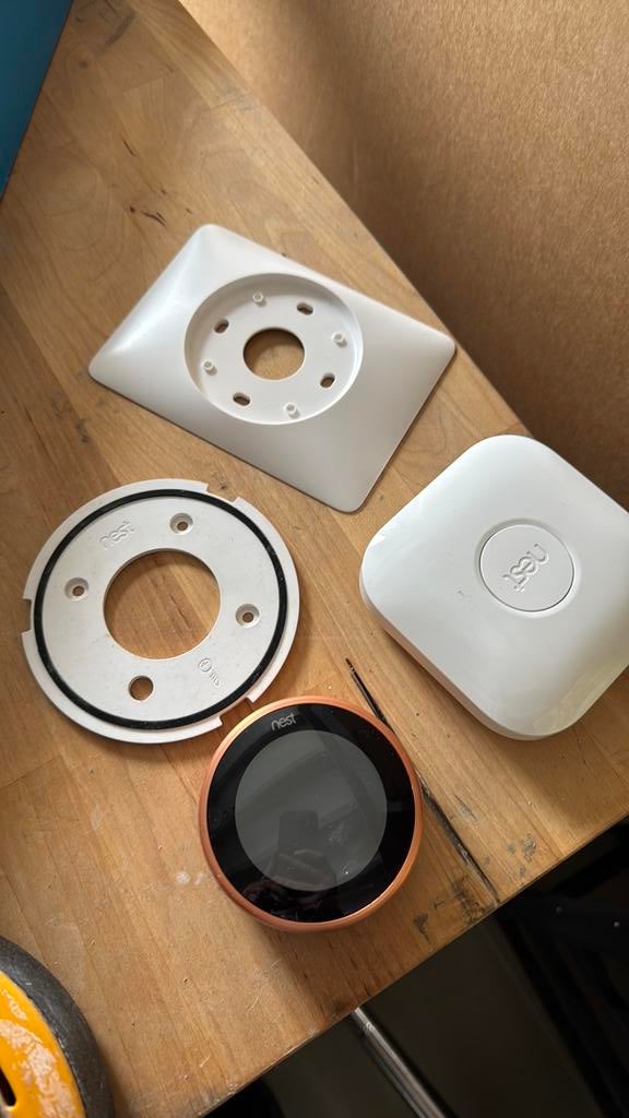 Nest 3e generatie koper, Doe-het-zelf en Verbouw, Thermostaten, Ophalen, Zo goed als nieuw