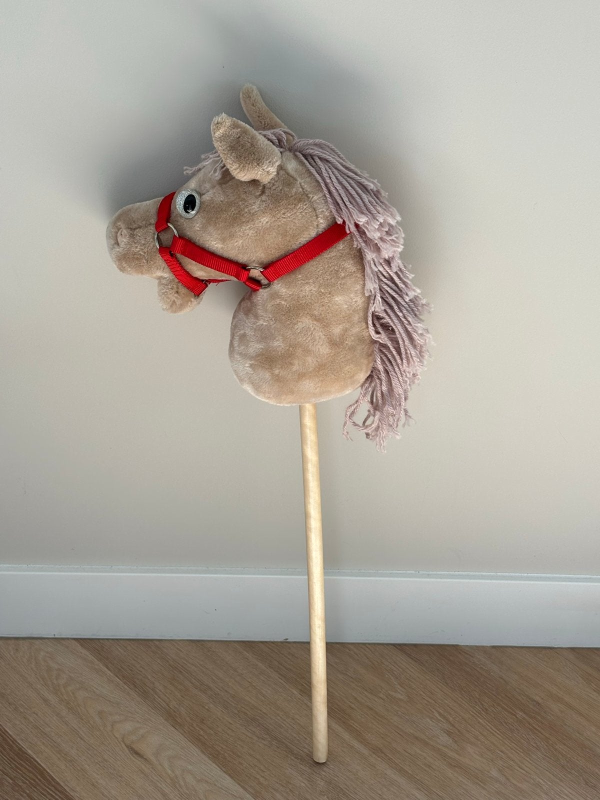 Hobbyhorse met hoofdstel - Speelgoed paard op stok, Ophalen, Zo goed als nieuw, Jongen of Meisje