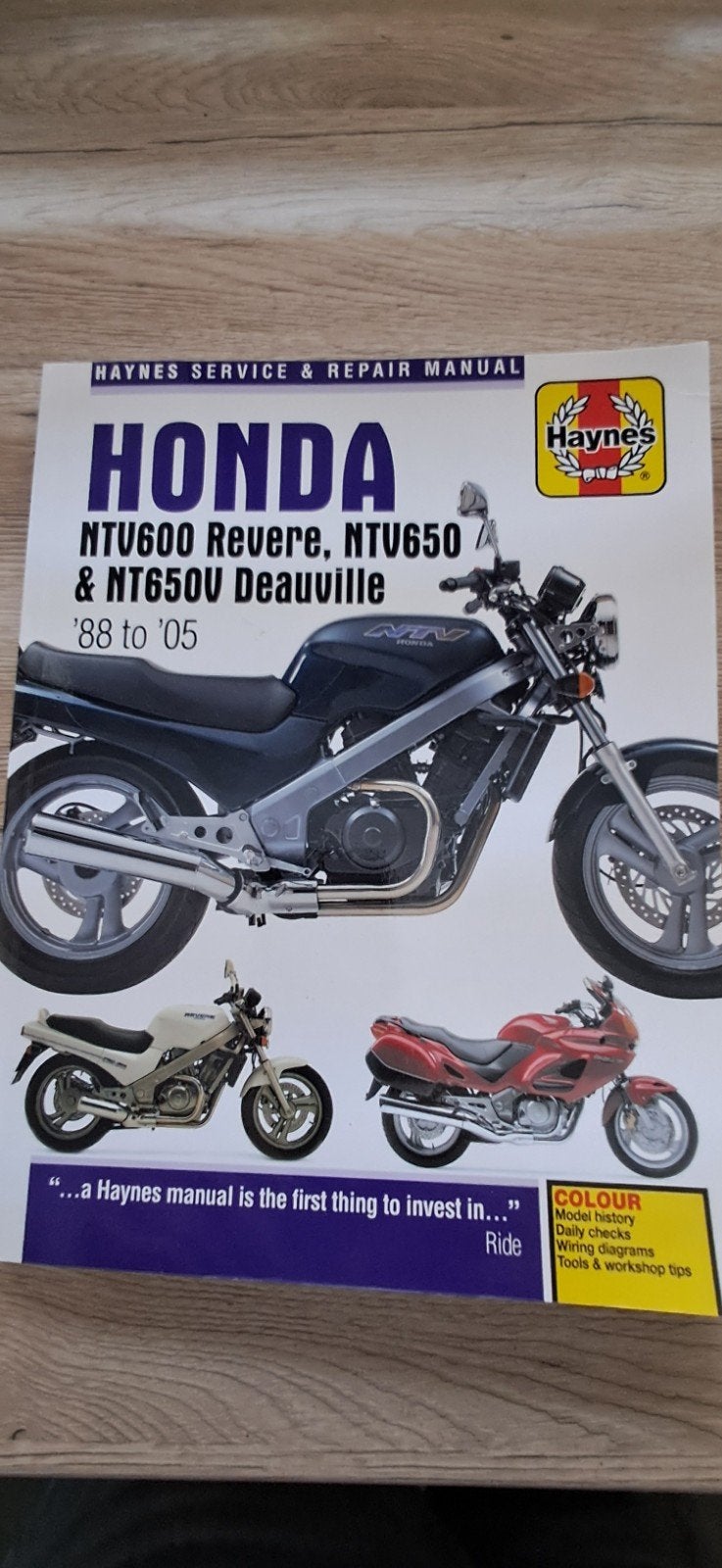 werkplaatsboek honda deauville, Ophalen of Verzenden