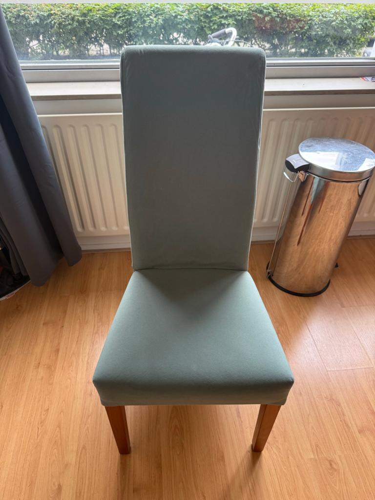 Groene stoel 4x ophalen 31 mei, Ophalen, Gebruikt, Overige kleuren, Vier