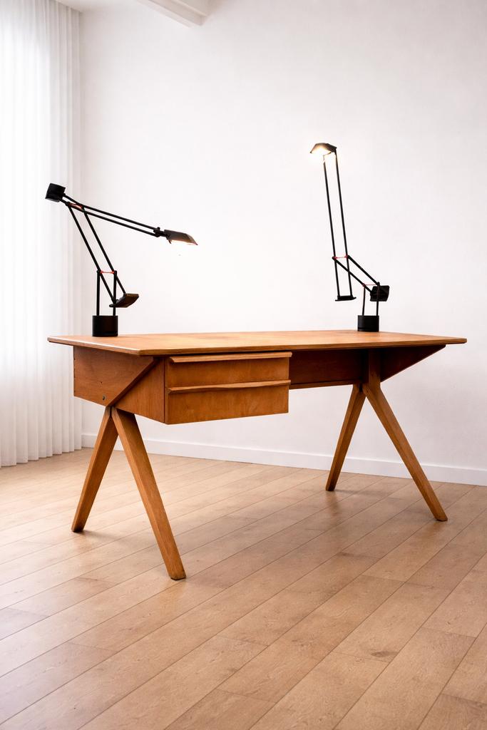 Bureau EB02 van Cees Braakman voor Pastoe, 1952, Overige typen, Gebruikt, Ophalen of Verzenden, Overige merken