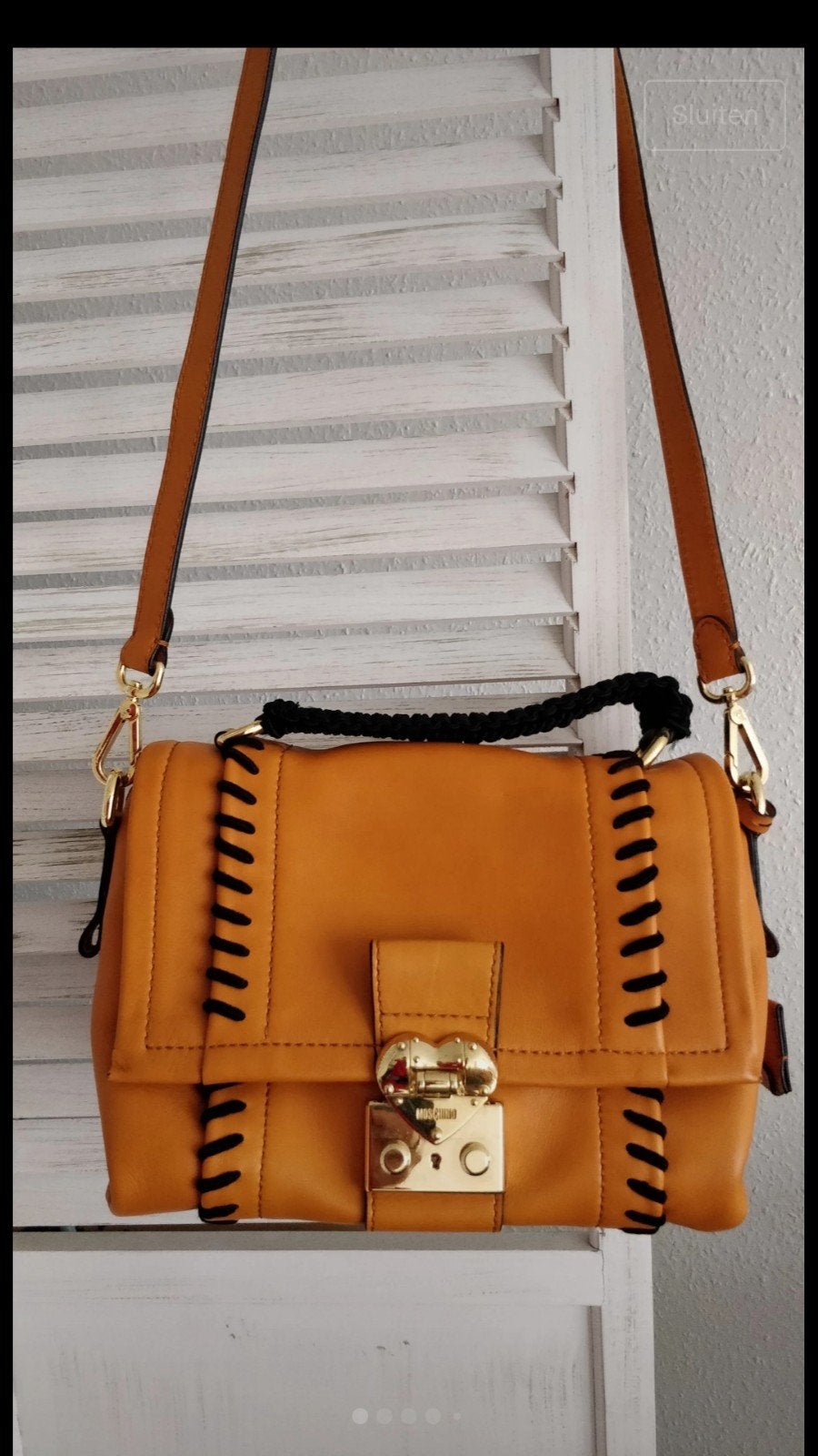 Moschino designerbag van kalfsleer, Ophalen of Verzenden