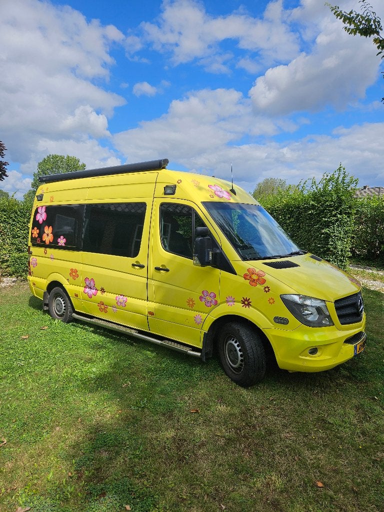Mercedes Benz Sprinter 319 V6 Camper / Kampeerauto, Caravans en Kamperen, Campers, Automaat, Buscamper of Camperbus, Mercedes-Benz