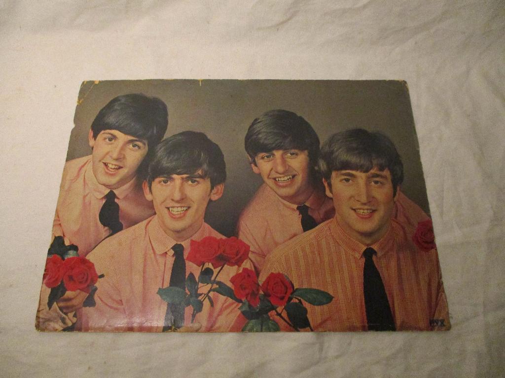 orgineel foto postertje Beatles jaren 60 PYX, Ophalen of Verzenden, Gebruikt, Foto of Kaart