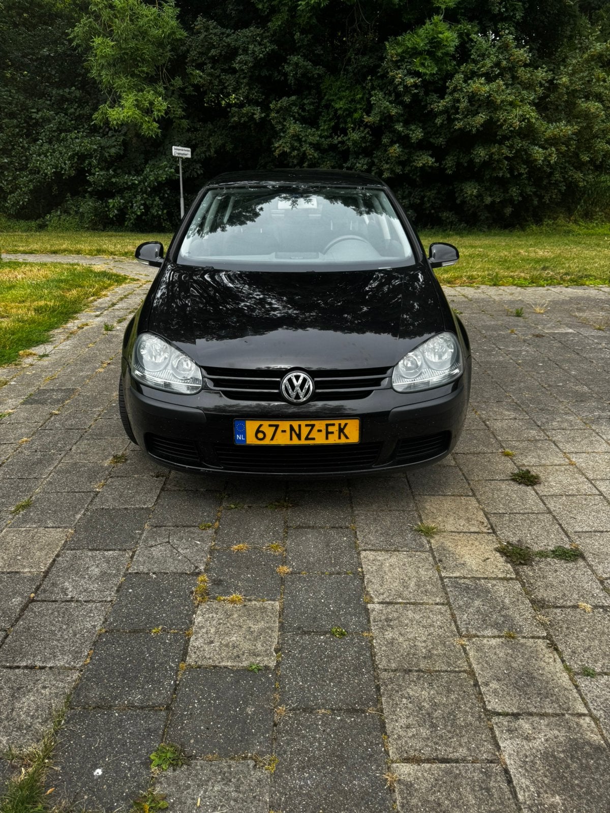 Volkswagen Golf 1.6 16V FSI 85KW 5D 2004 Zwart, Auto's, Volkswagen, Golf, Benzine, B, Hatchback, Handgeschakeld, Origineel Nederlands