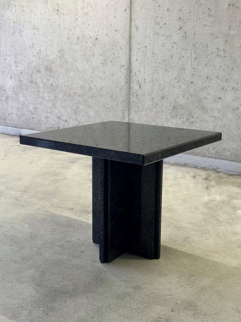Vintage granieten Postmoderne bijzettafel, Huis en Inrichting, Tafels | Salontafels, Ophalen, X, Rechthoekig, X