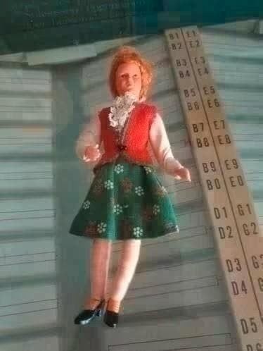Oud Caco Popje Vintage 13 cm, Ophalen of Verzenden, Gebruikt, Overige typen