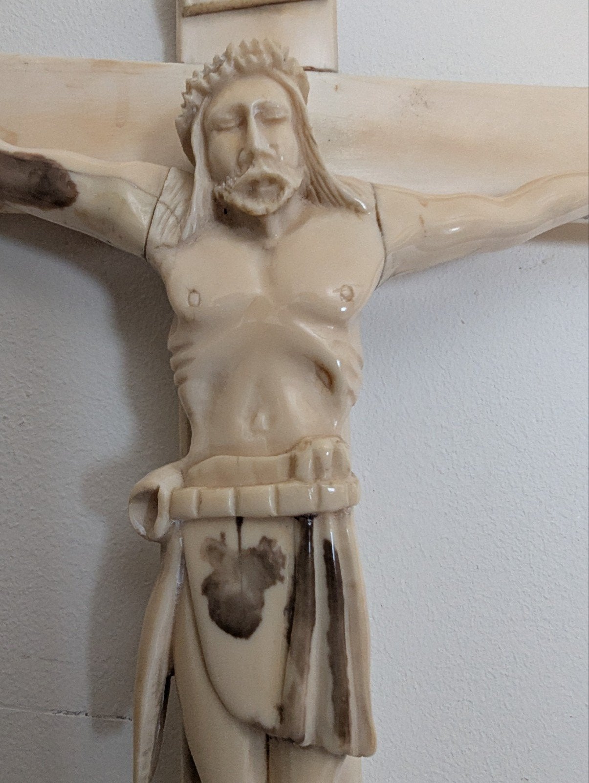 Kruisbeeld  18eeuws, Antiek en Kunst, Antiek | Religie, Ophalen of Verzenden