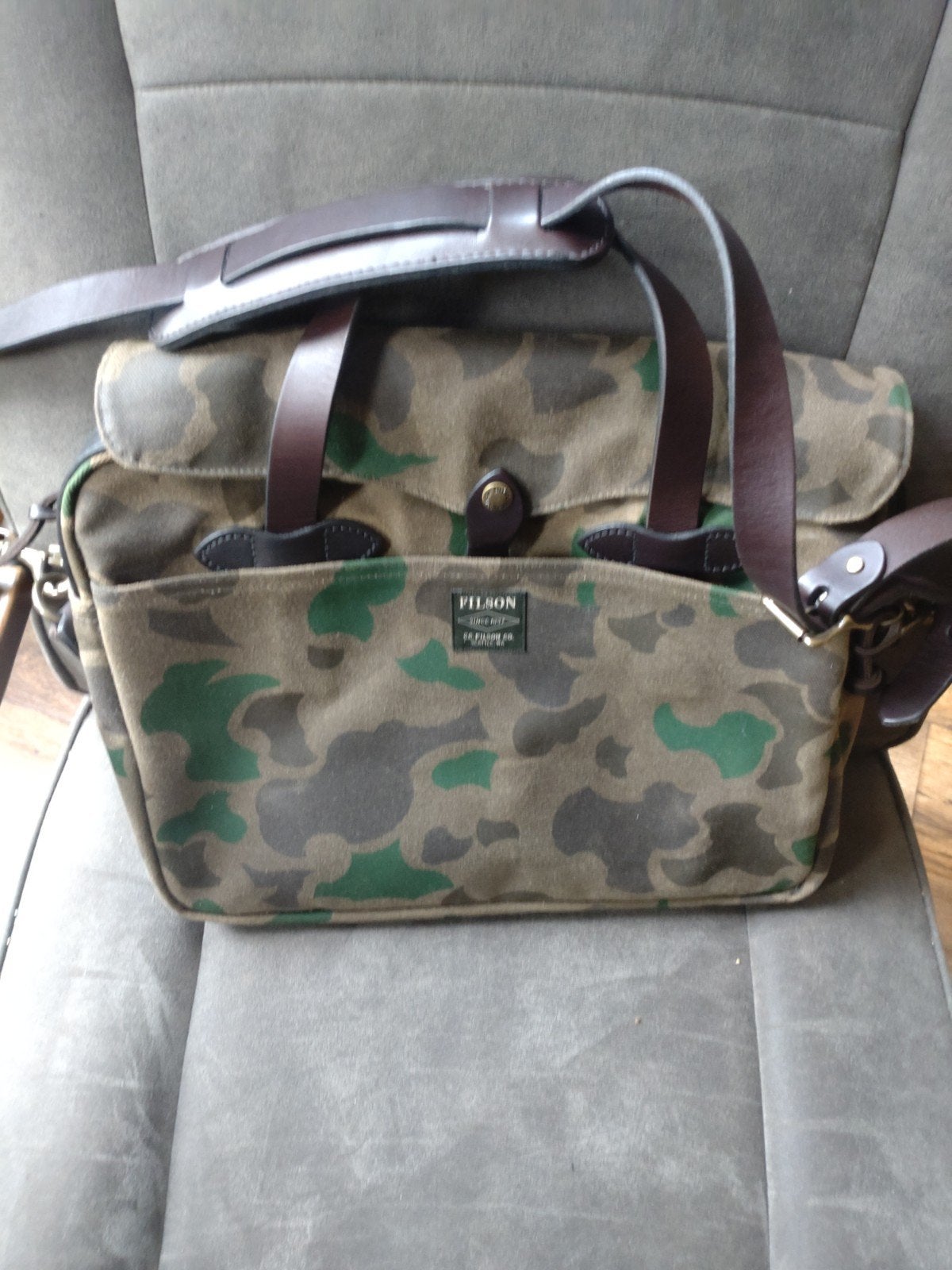 Filson origenal briefcase wax Camouflage  nieuw, Ophalen of Verzenden, Zo goed als nieuw