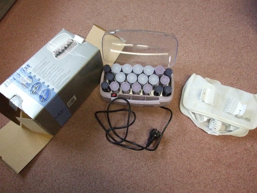 Babyliss krulset in doos met klemmen, Ophalen of Verzenden, Zo goed als nieuw, Overige typen