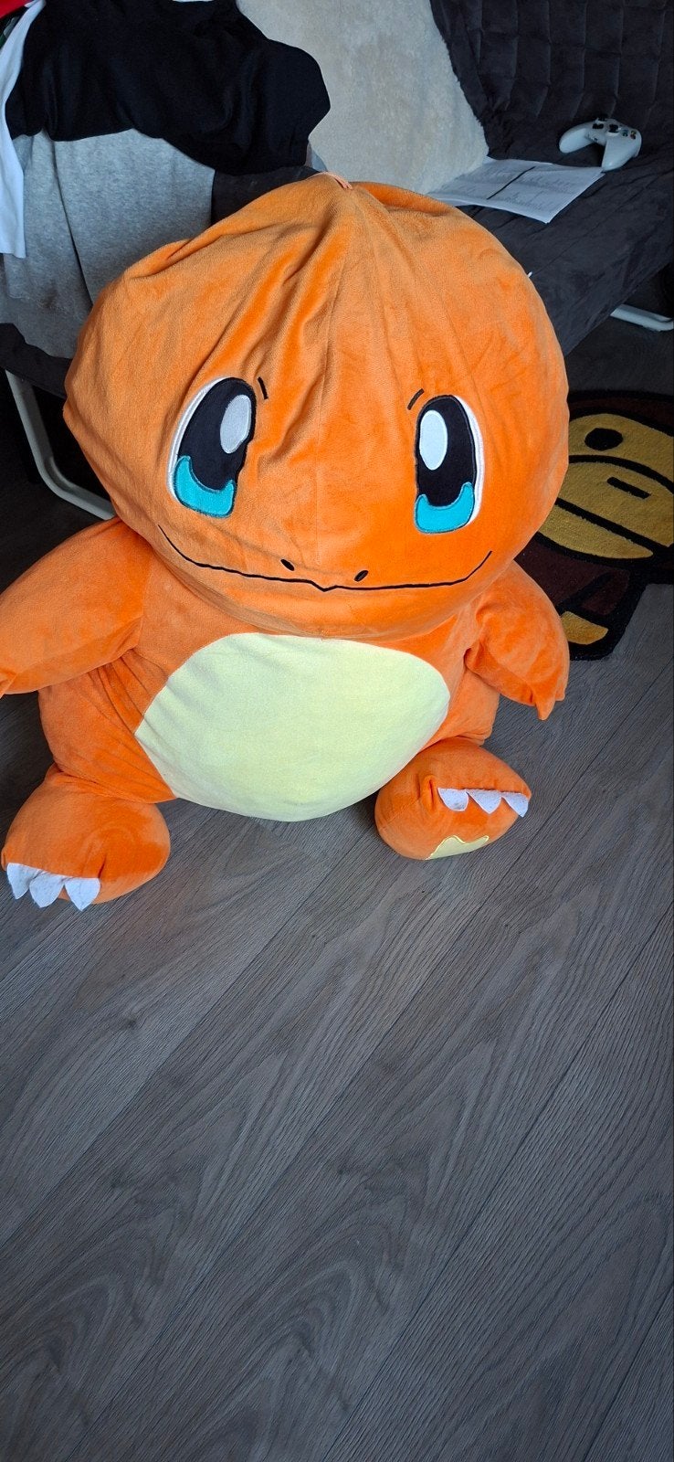 grote pokemon knuffel charmander vintage, Ophalen, Zo goed als nieuw, Overige typen