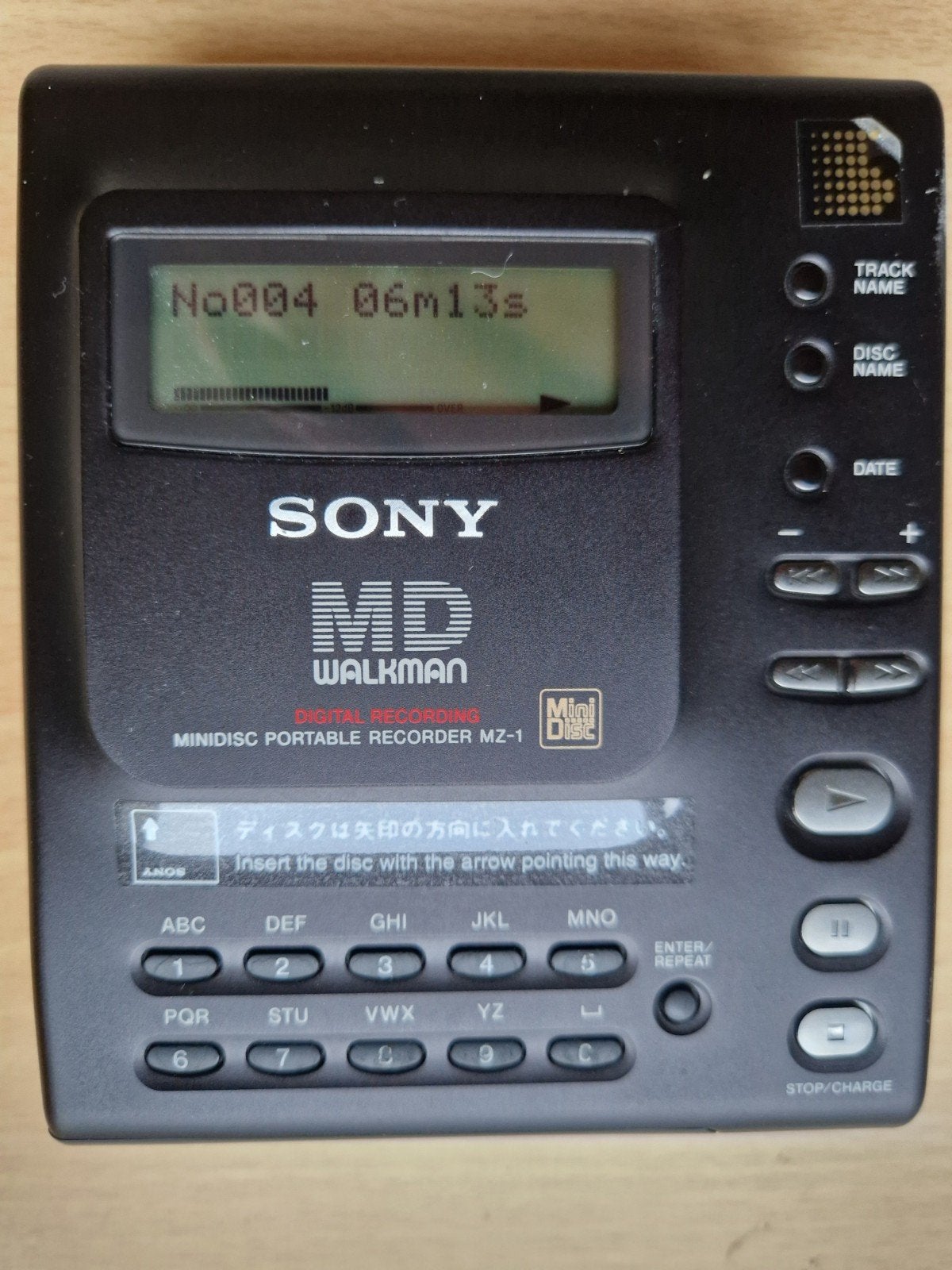 Sony MZ-1 MiniDisc Portable Recorder/Player (1992)., Ophalen of Verzenden, Walkman