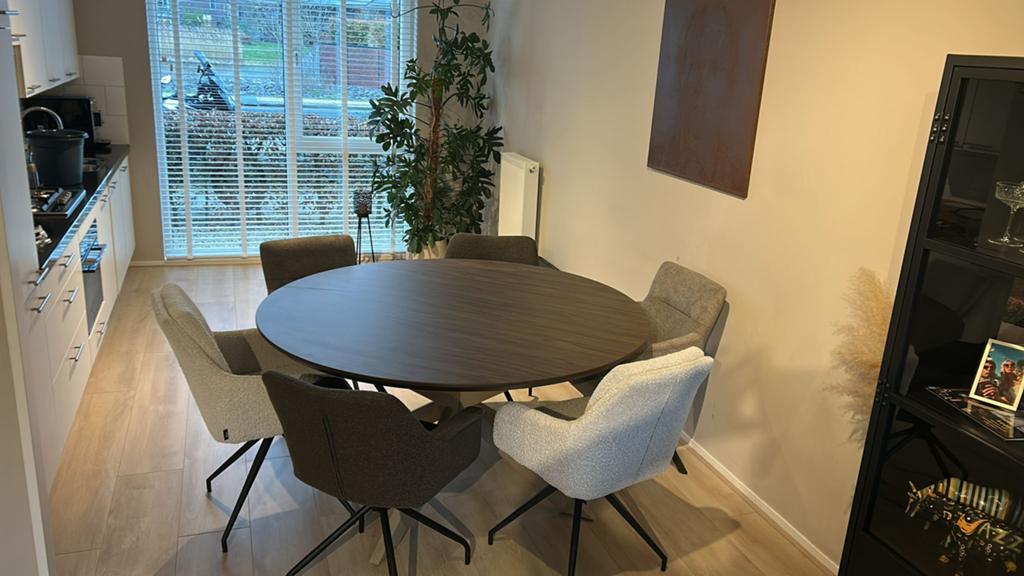 Tafelblad 150cm rond, Huis en Inrichting, Tafels | Eettafels, Ophalen, Nieuw, Rond, 100 tot 150 cm
