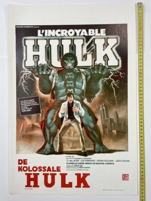 poster 'HULK' 1978, Verzamelen, Ophalen of Verzenden, Zo goed als nieuw, A1 t/m A3, Muziek