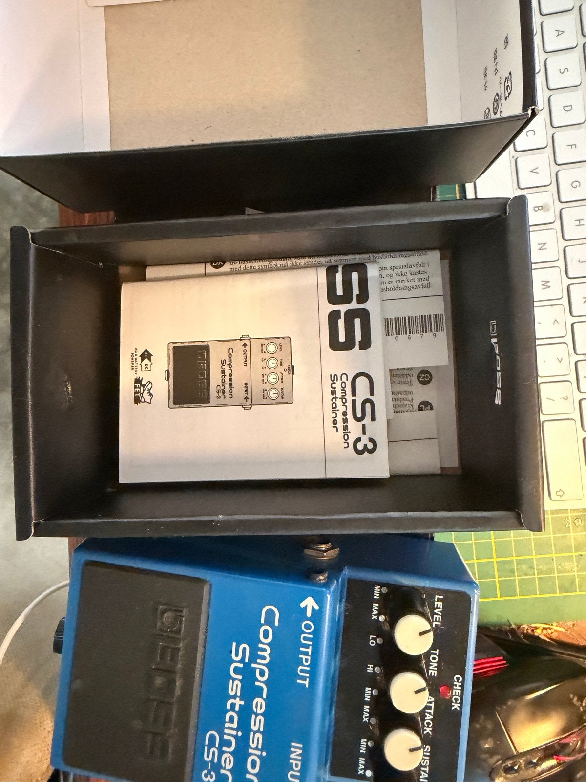 Boss CS-3 Compression Sustainer gitaarpedaal, Ophalen of Verzenden, Zo goed als nieuw, Compressor