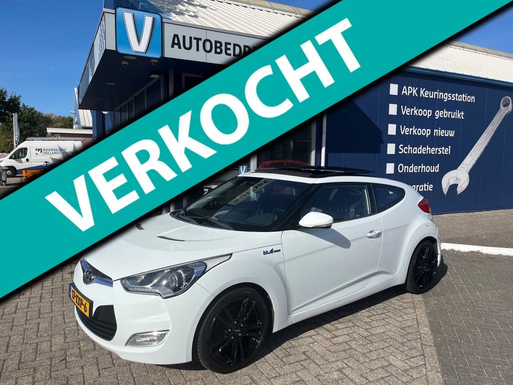 Hyundai Veloster 1.6 GDI i-Catcher Pano dak, airco, cruise c, Auto's, Voorwielaandrijving, Gebruikt, 4 cilinders, 4 stoelen