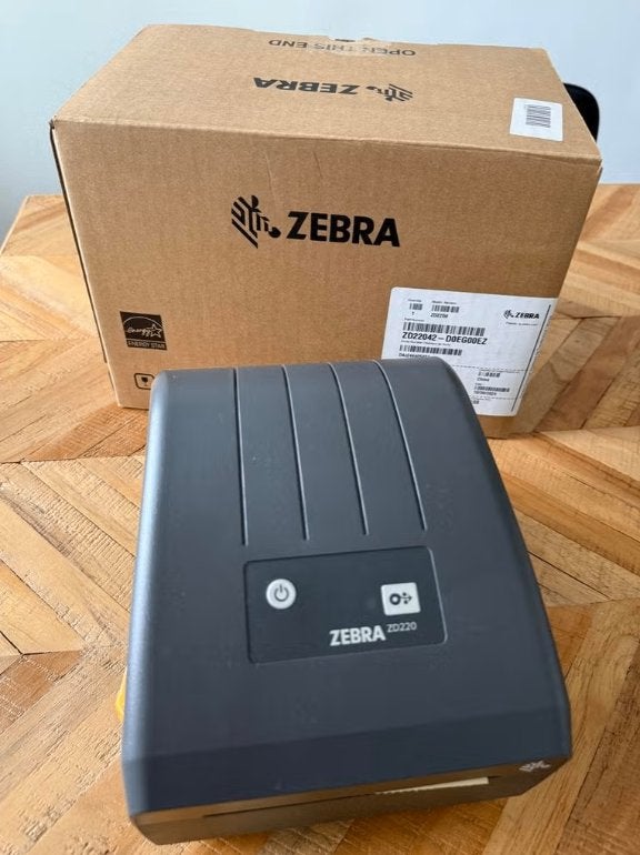 Zebra ZD220d Labelprinter, Computers en Software, Labelprinters, Ophalen of Verzenden, Zo goed als nieuw, Etiket, Zebra