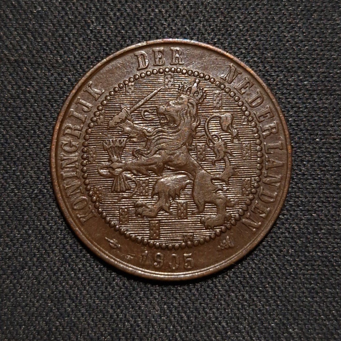 2 1/2 cent 1905, Verzenden, Koningin Wilhelmina, Overige waardes, Losse munt