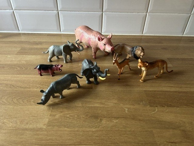 J3-partijtje speelgoed beestjes, Ophalen of Verzenden, Gebruikt, Jongen