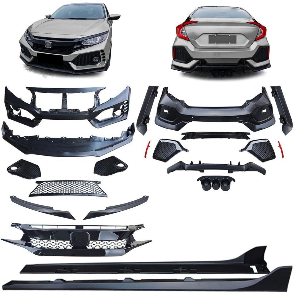 TR Performance Bodykit Honda Civic 10 Sedan [2016-2020 pre-f