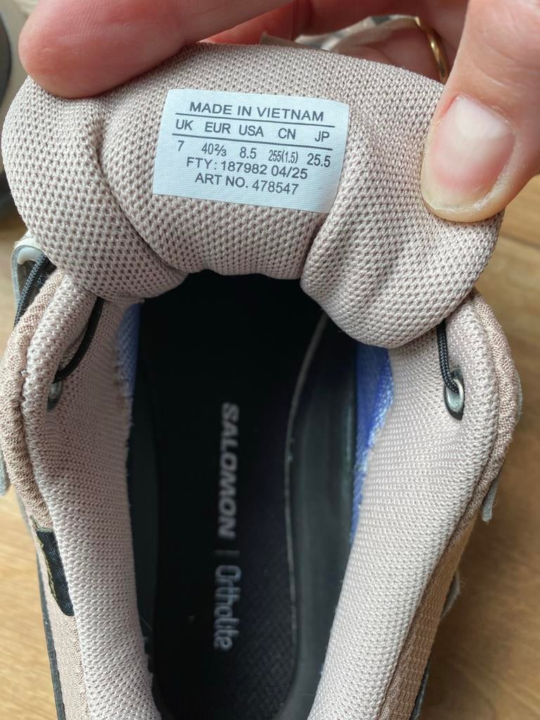 Salomon wandelschoenen maat 40 2/3, Sport en Fitness, Bergsport en Wandelen, Ophalen of Verzenden, Zo goed als nieuw, Schoenen