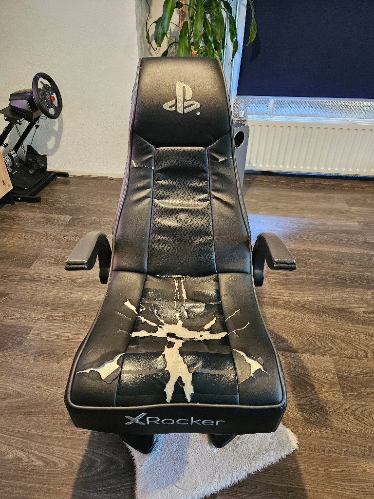 X Rocker PlayStation Gaming Stoel (5.1 Audio & Vibratie), Ophalen, Gebruikt, Playseat of Racestoel, PlayStation 3