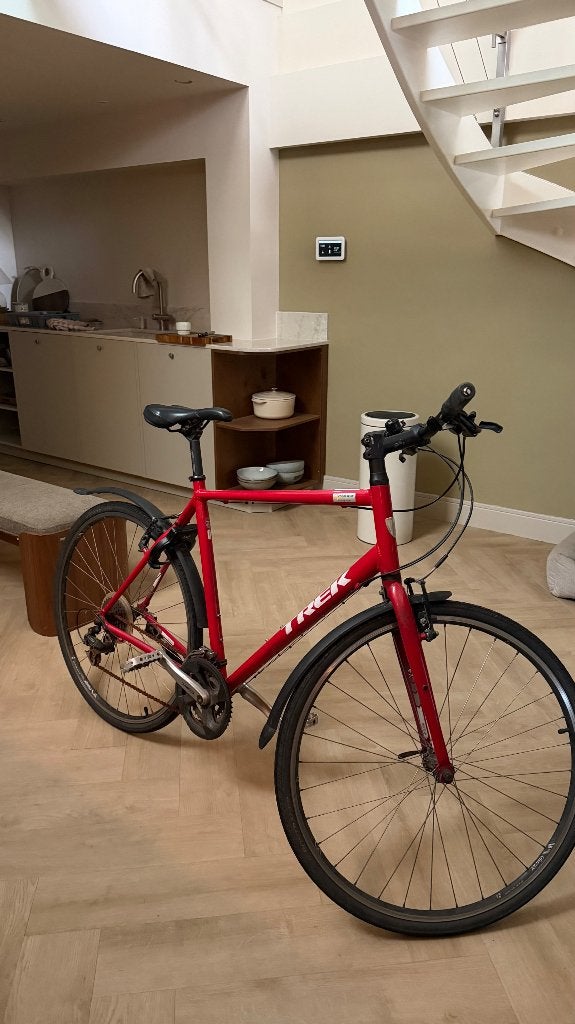 Rode Trek fiets.2 7.2 FX Model 501094, Ophalen, Gebruikt, Geen vering, Trek