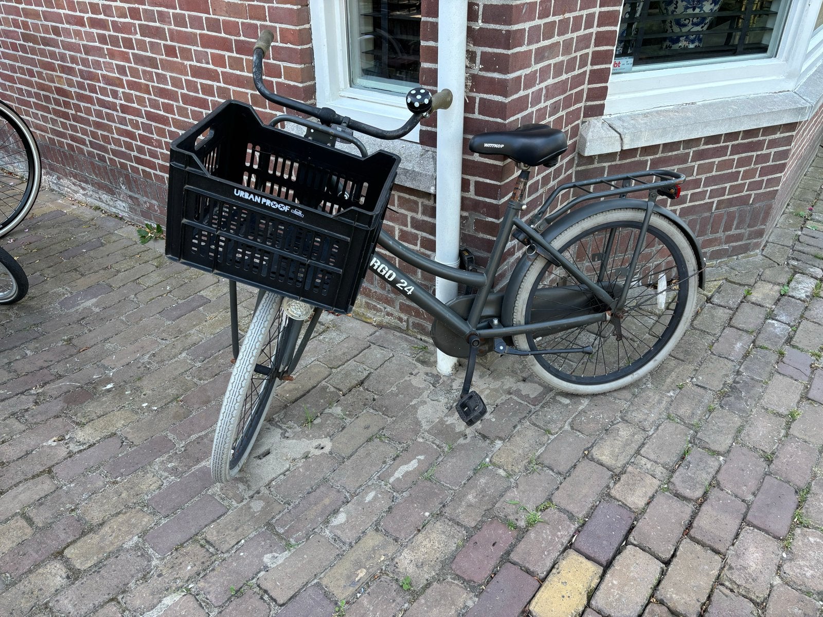 Grijze Kinderfiets meisjes 2cycle Cargo 24 inch, Ophalen, Terugtraprem, Handrem, Gebruikt