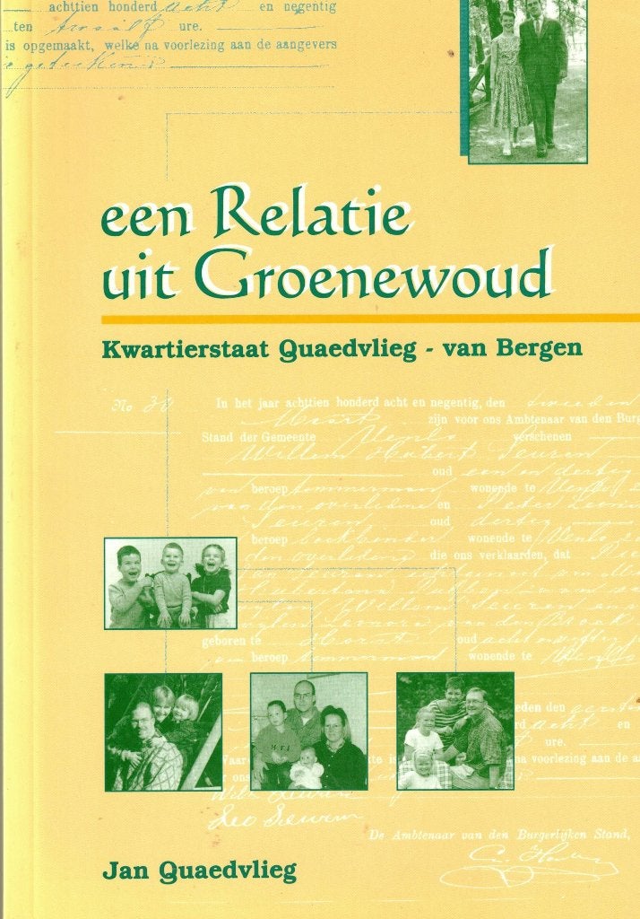 Een relatie uit Groenewoud - Jan Quaedvlieg, Ophalen of Verzenden, Gelezen, Jan Quaedvlieg