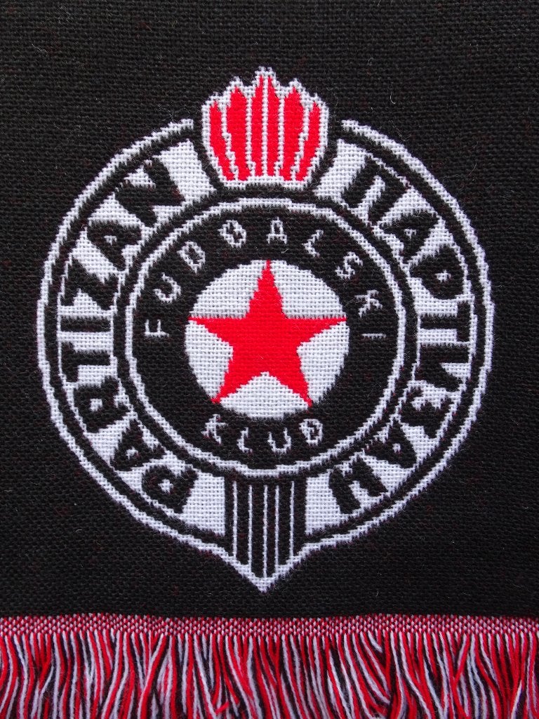 sjaal Partizan Belgrado, Ophalen of Verzenden, Nieuw, Buitenlandse clubs, Vaantje of Sjaal