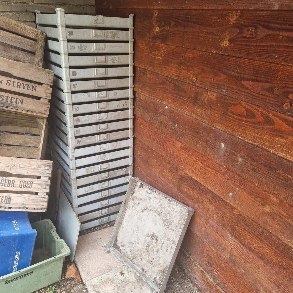 Aluminium bakken bakplaten verzamelaar oorsprong keuken, Ophalen of Verzenden, 50 tot 100 cm, Minder dan 50 cm, Minder dan 50 cm